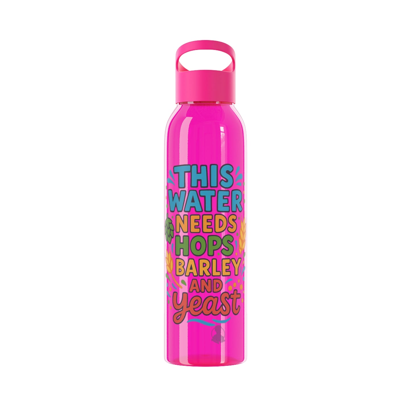 Waterfles voor bierliefhebbers (doorzichtig)