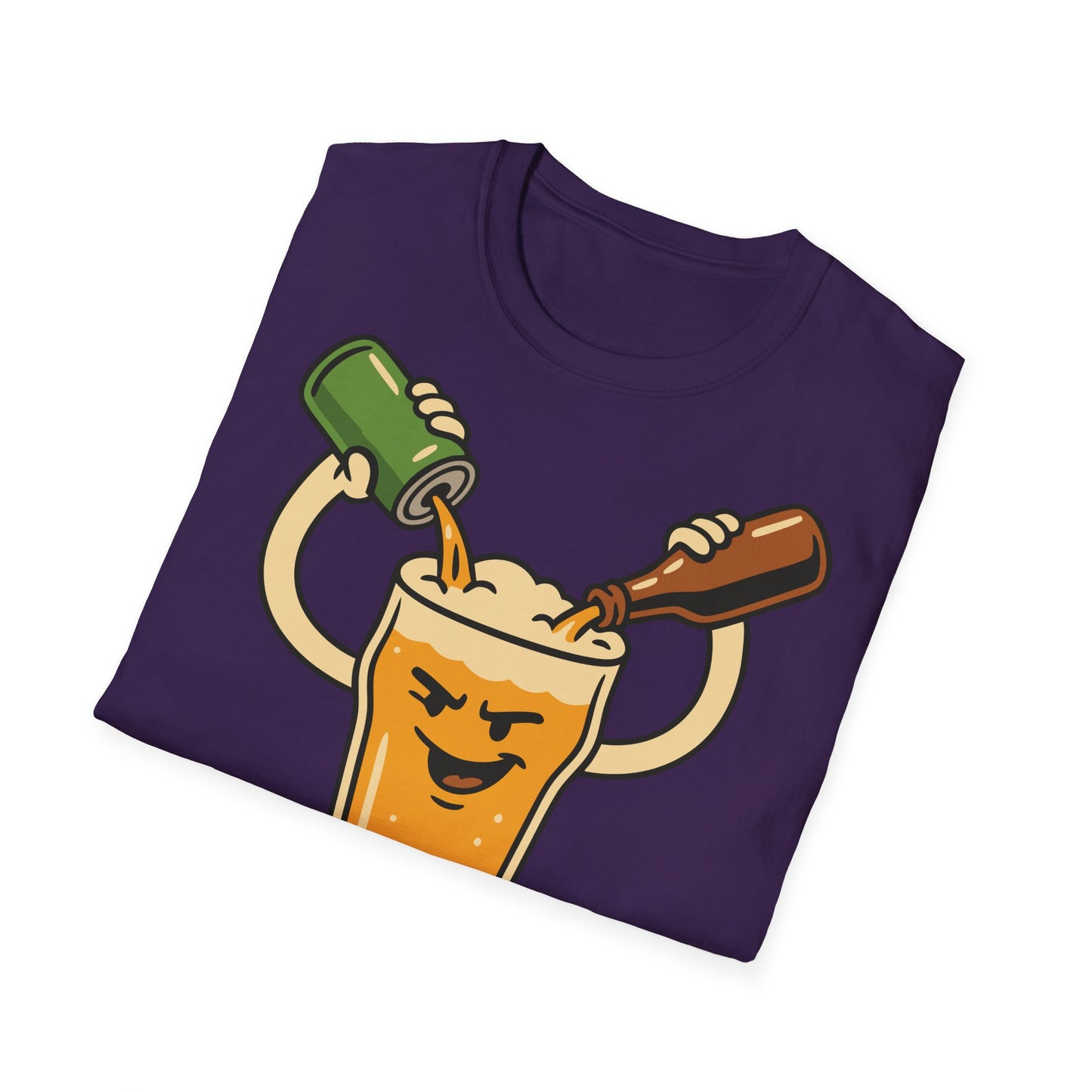 Unisex Soft-Style T-Shirt - Bottle or Can?