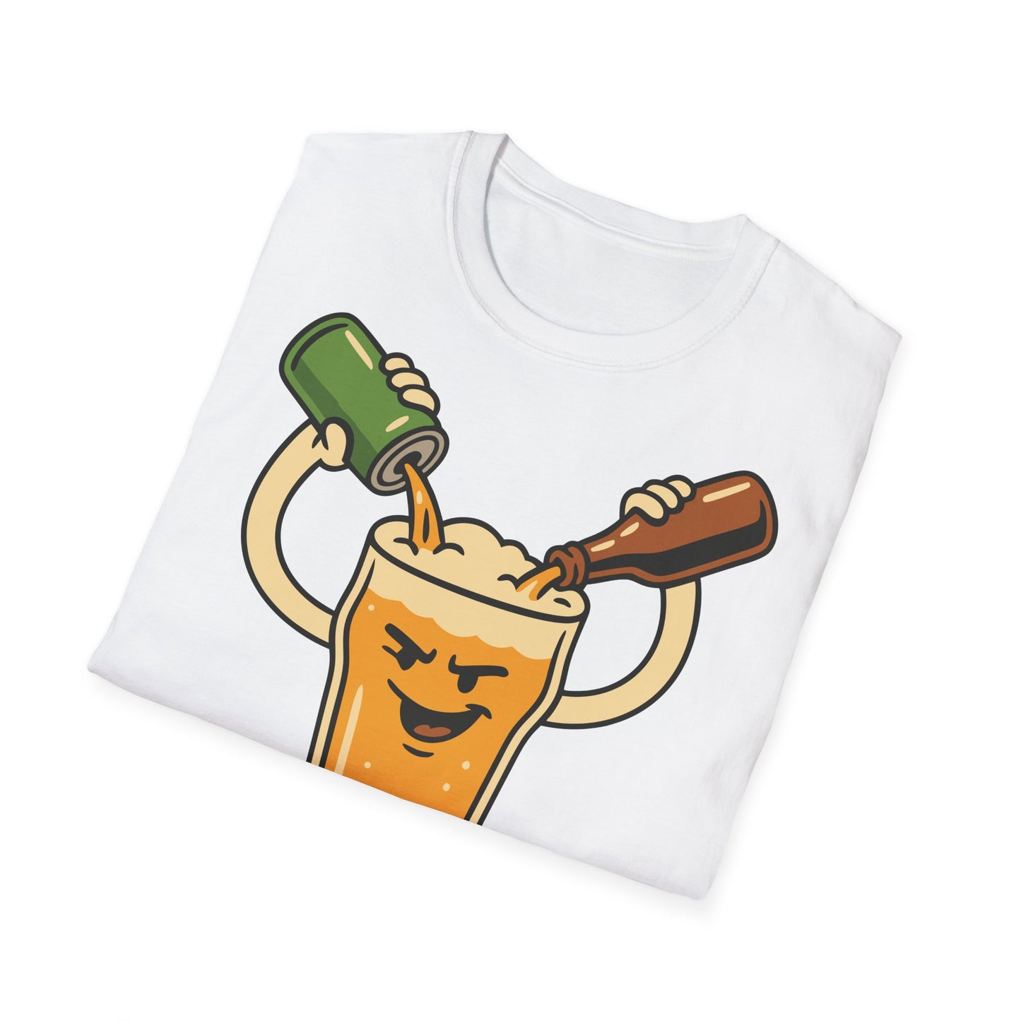 Unisex Soft-Style T-Shirt - Bottle or Can?