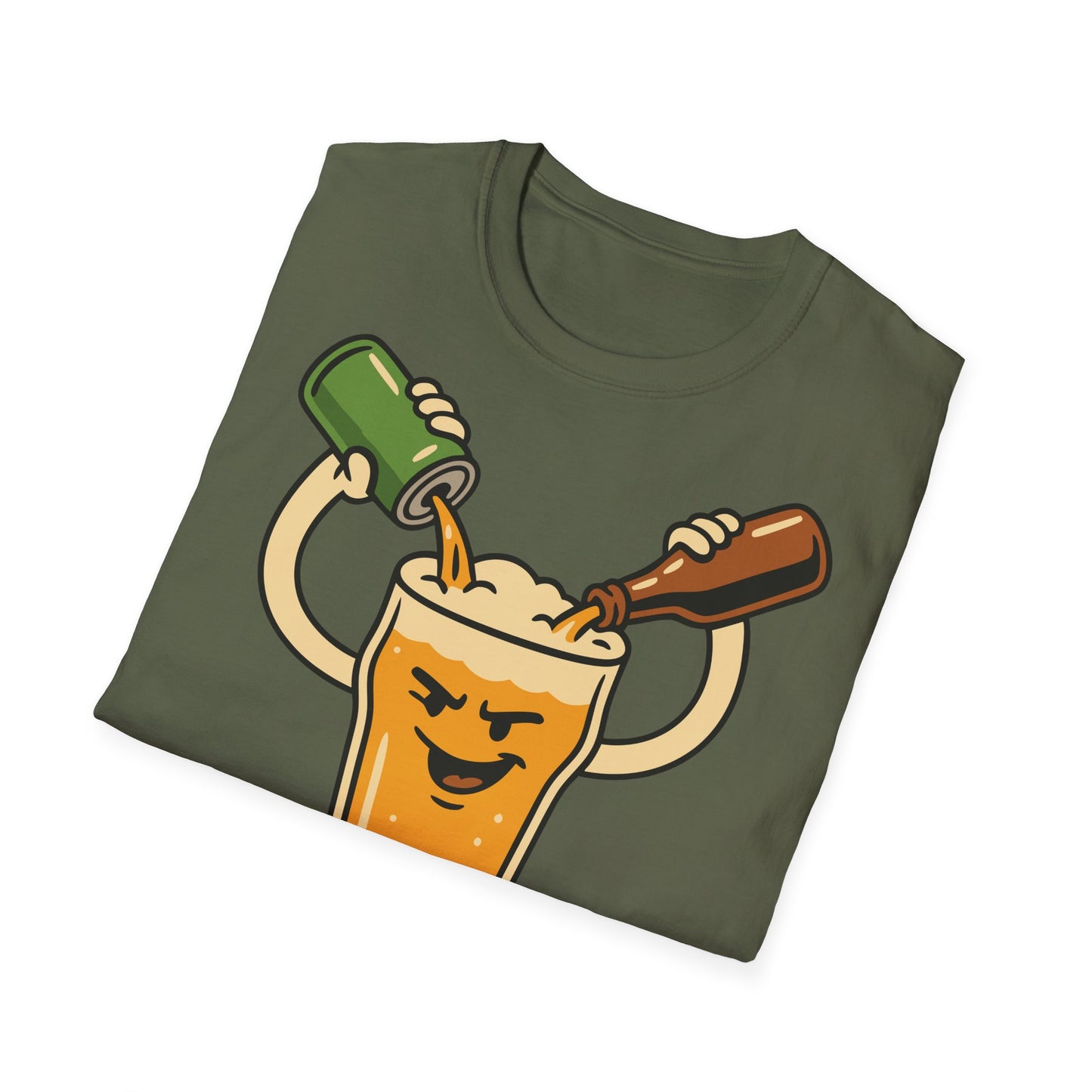 Unisex Soft-Style T-Shirt - Bottle or Can?