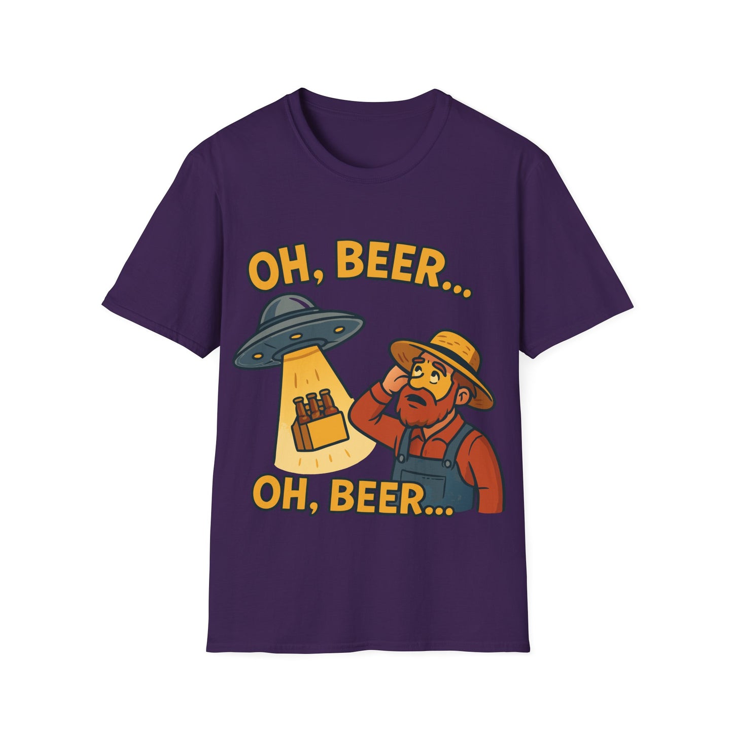 Unisex soft-style T-Shirt - "Oh, Beer... Oh beer..."