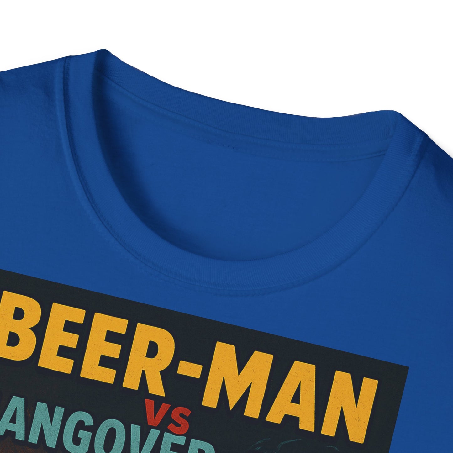 Unisex Softstyle T-Shirt - Beer-Man vs Hang-Over Man