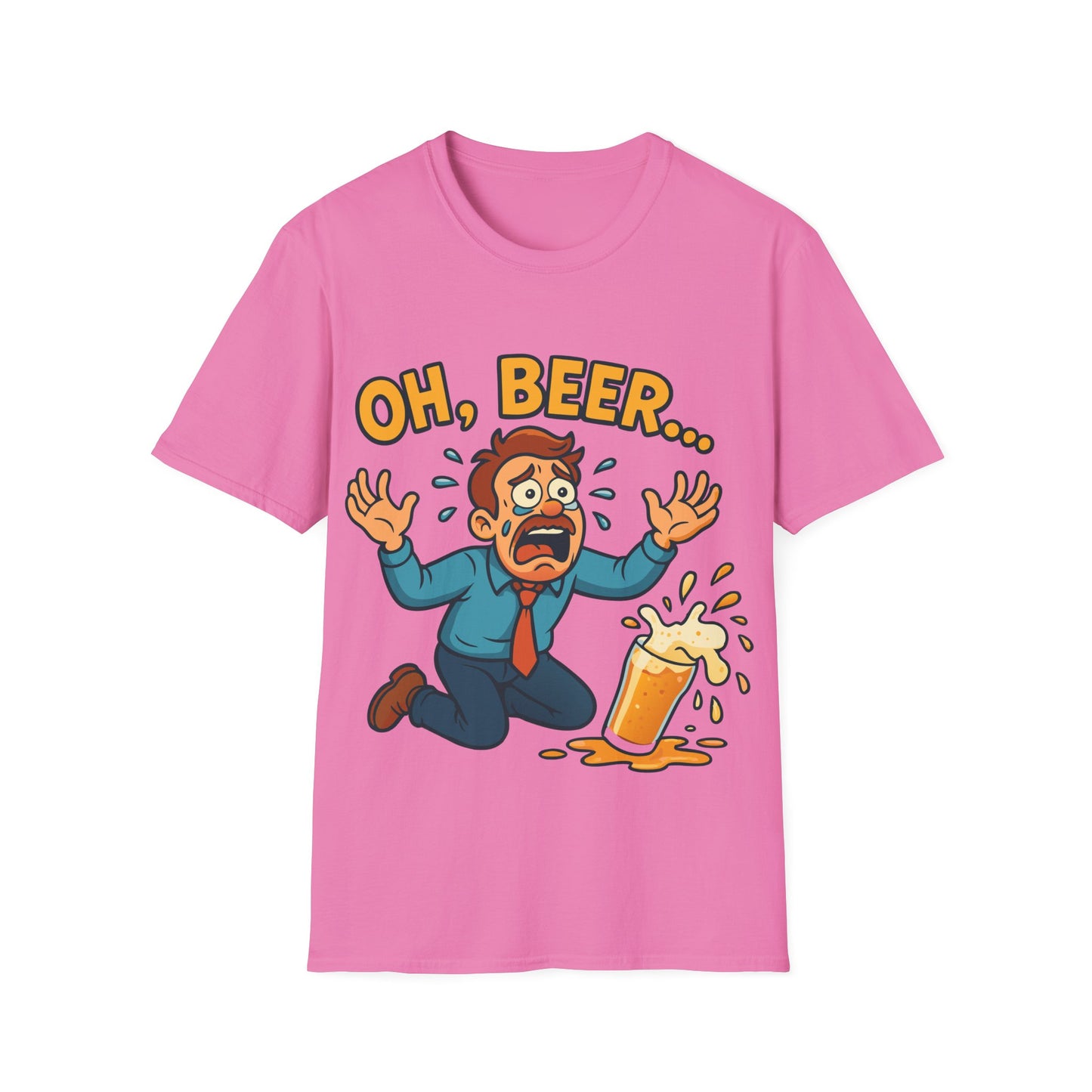 Unisex Softstyle T-Shirt - "Oh, beer..."