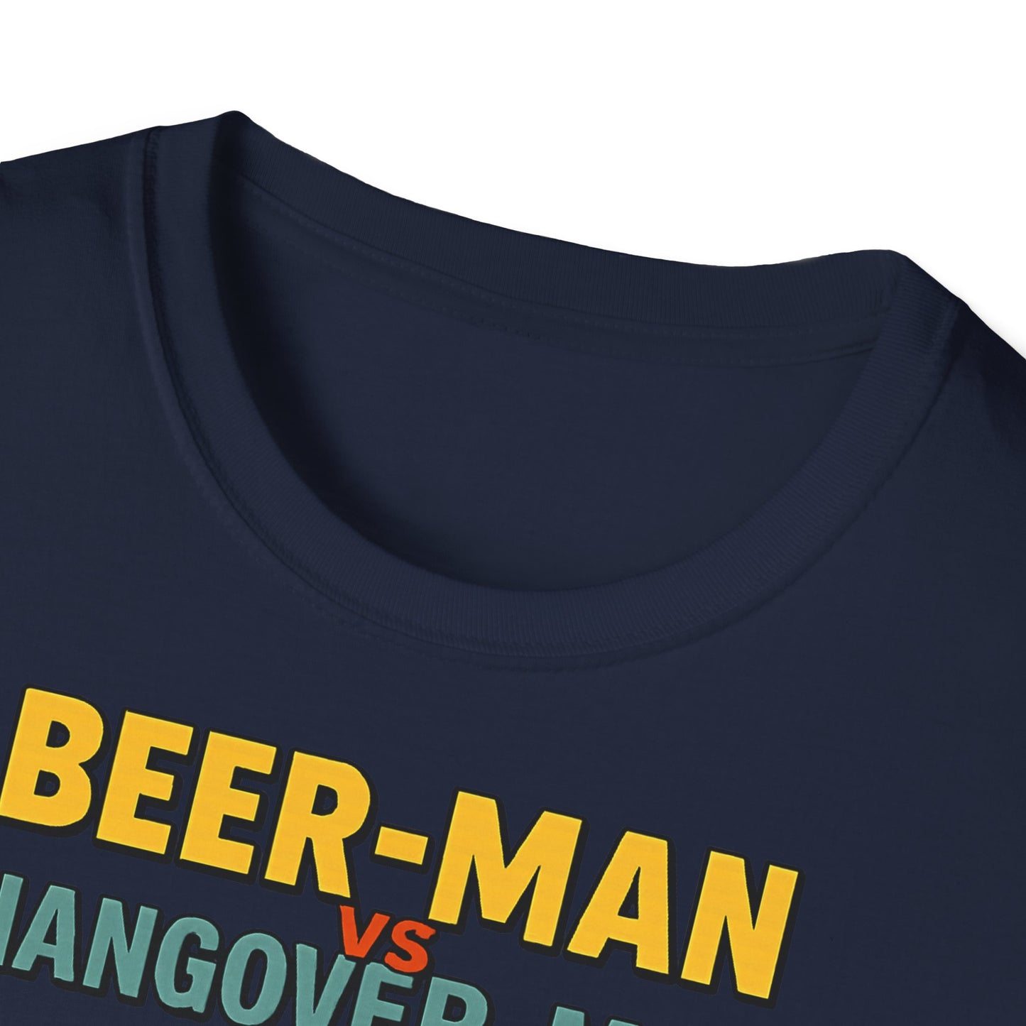 Unisex Softstyle T-Shirt - Beer-Man vs Hangover Man