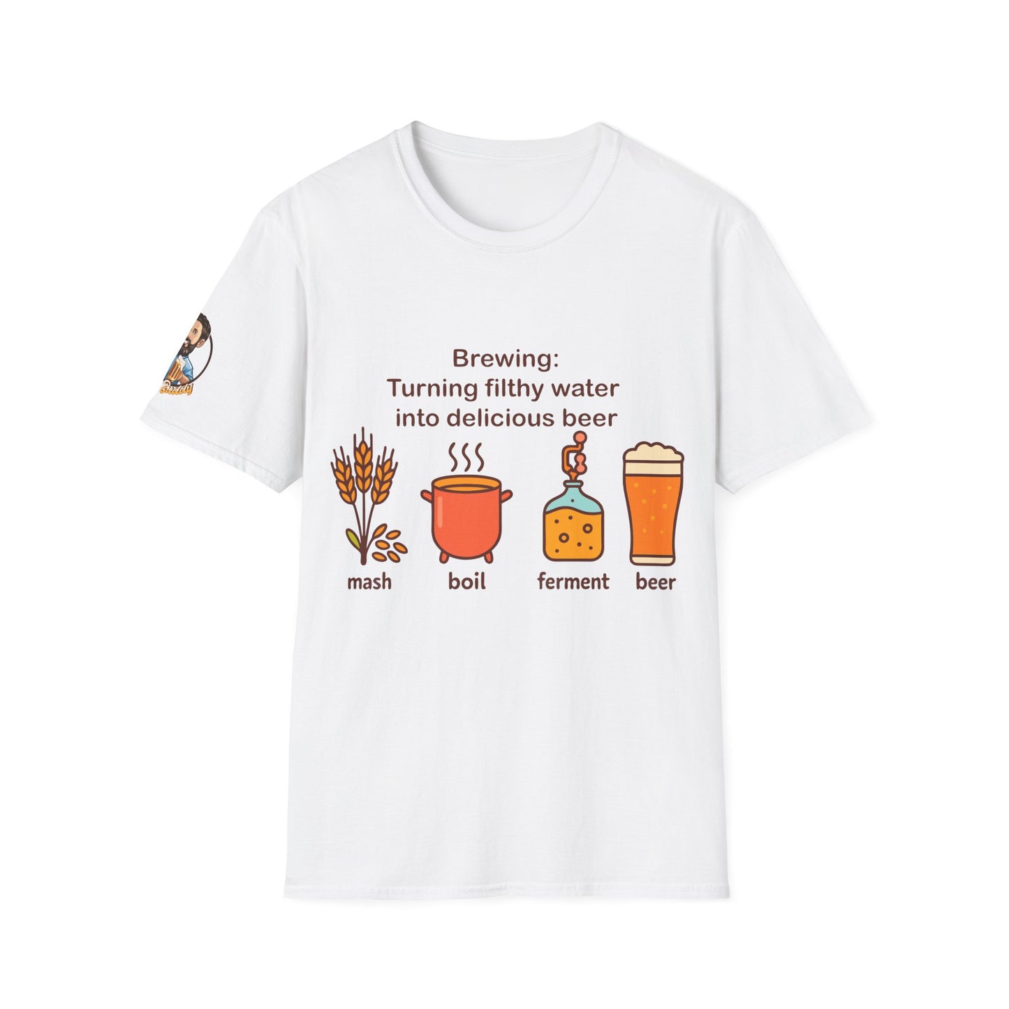 Unisex Softstyle T-Shirt – Brewing Process