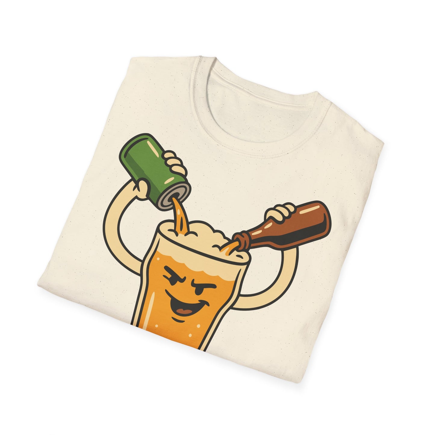 Unisex Soft-Style T-Shirt - Bottle or Can?