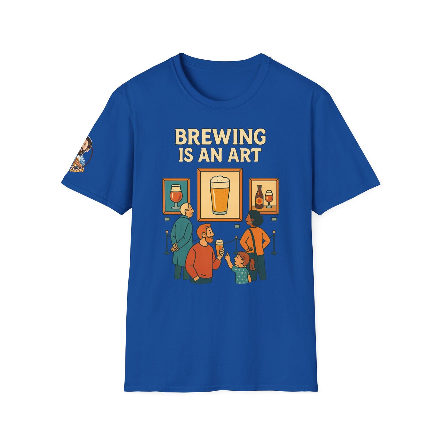 Unisex Softstyle T-Shirt - Brewing is an art
