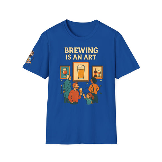 Unisex Softstyle T-Shirt - Brewing is an art