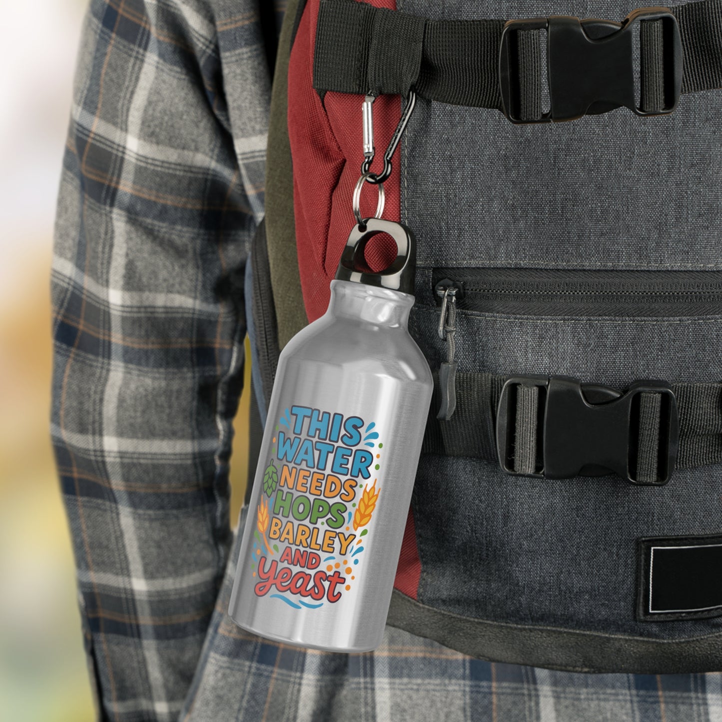 Waterfles voor bierliefhebbers