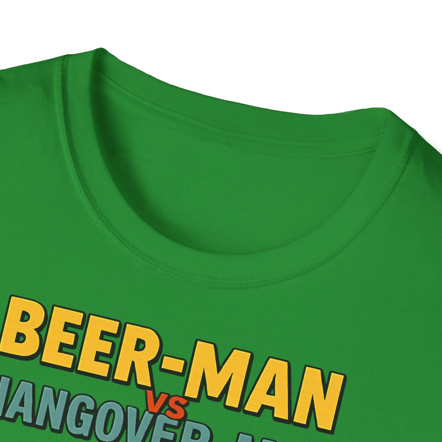 Unisex Softstyle T-Shirt - Beer-Man vs Hangover Man