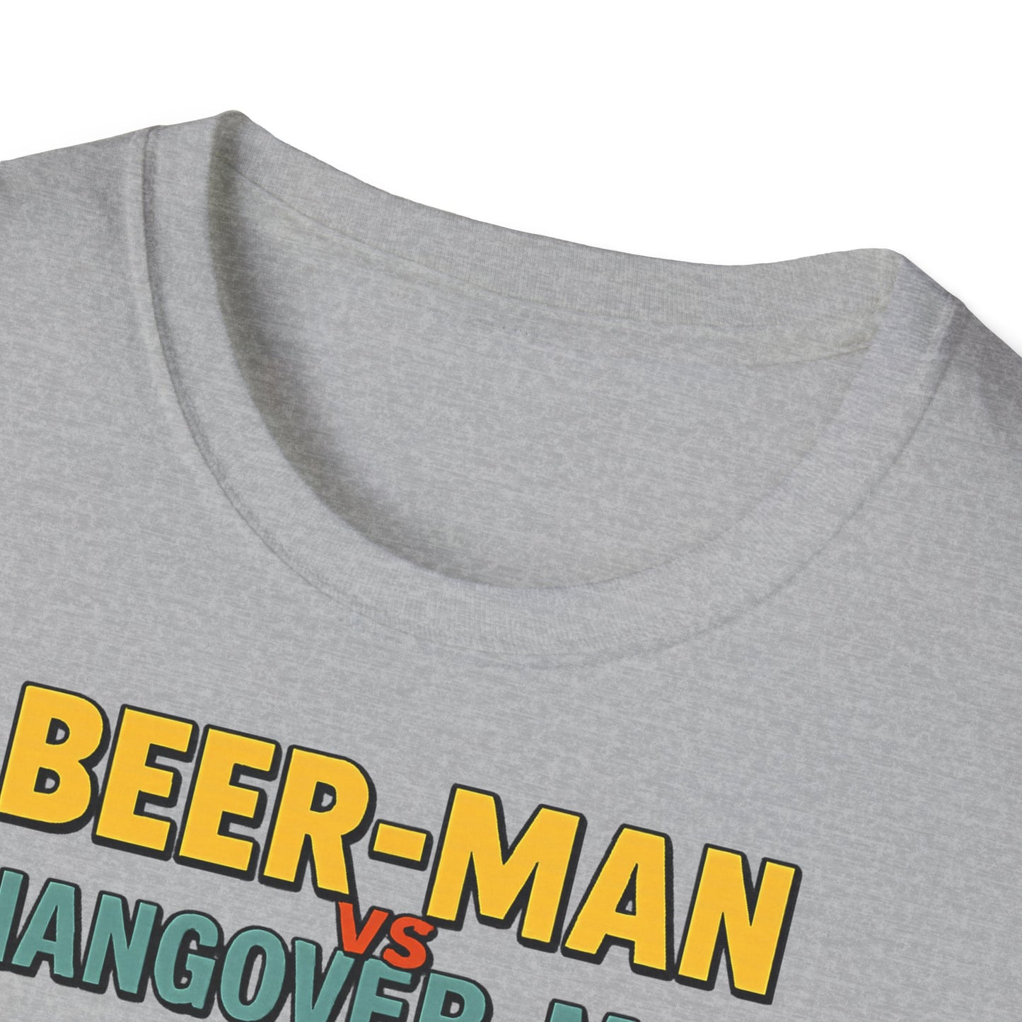 Unisex Softstyle T-Shirt - Beer-Man vs Hangover Man
