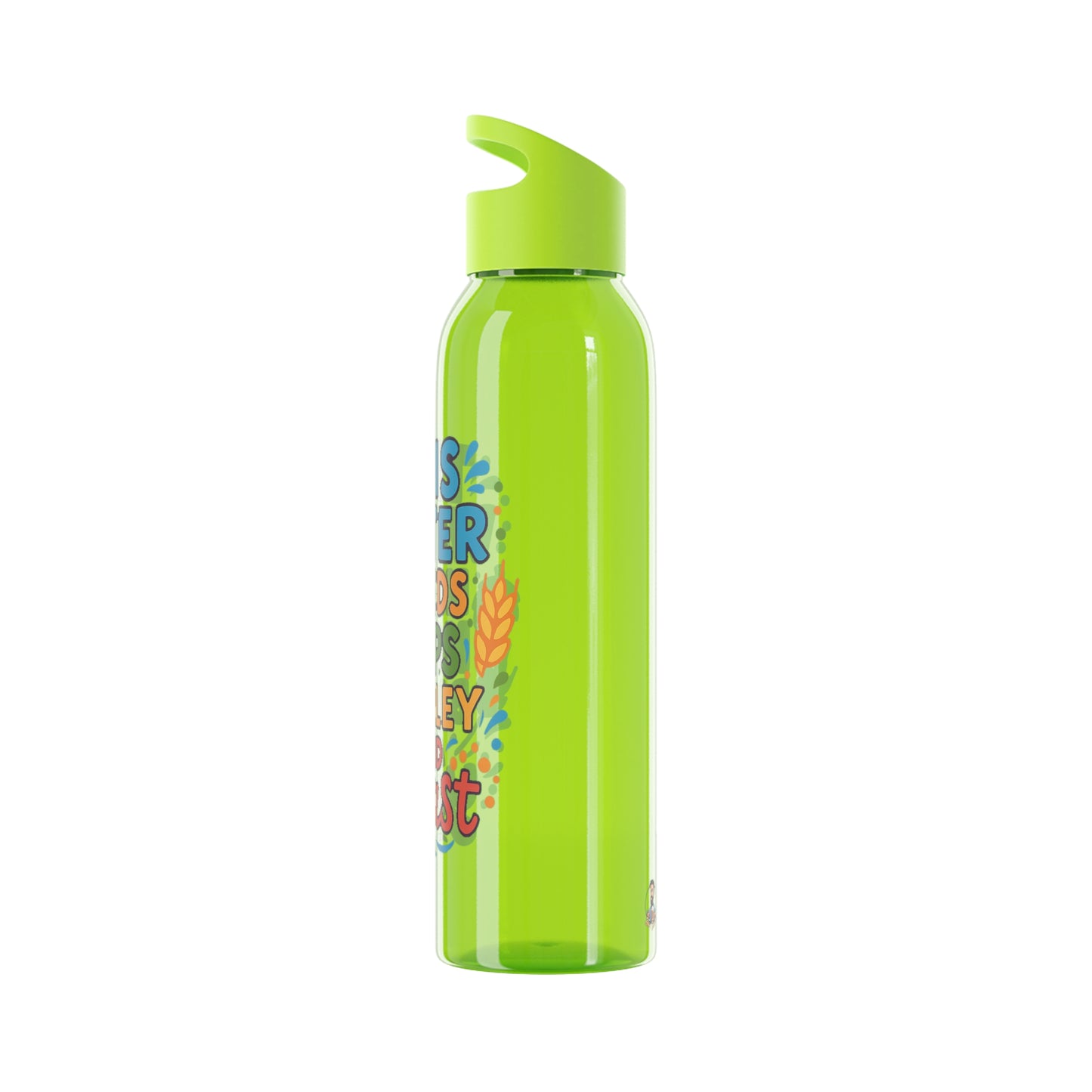 Waterfles voor bierliefhebbers (doorzichtig)