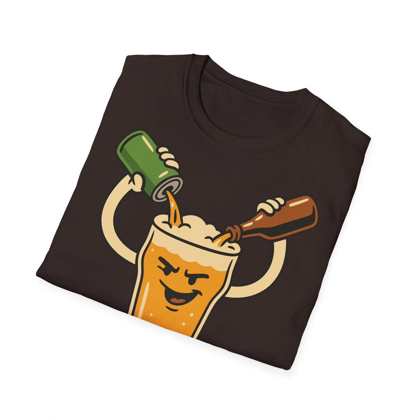 Unisex Soft-Style T-Shirt - Bottle or Can?