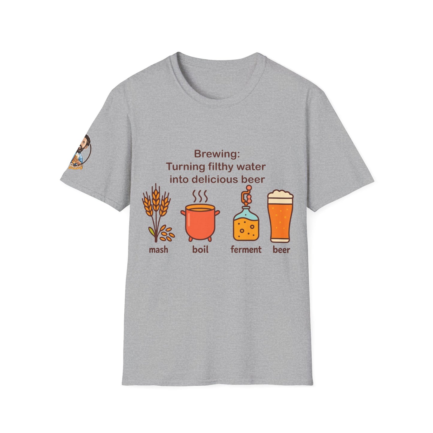 Unisex Softstyle T-Shirt – Brewing Process