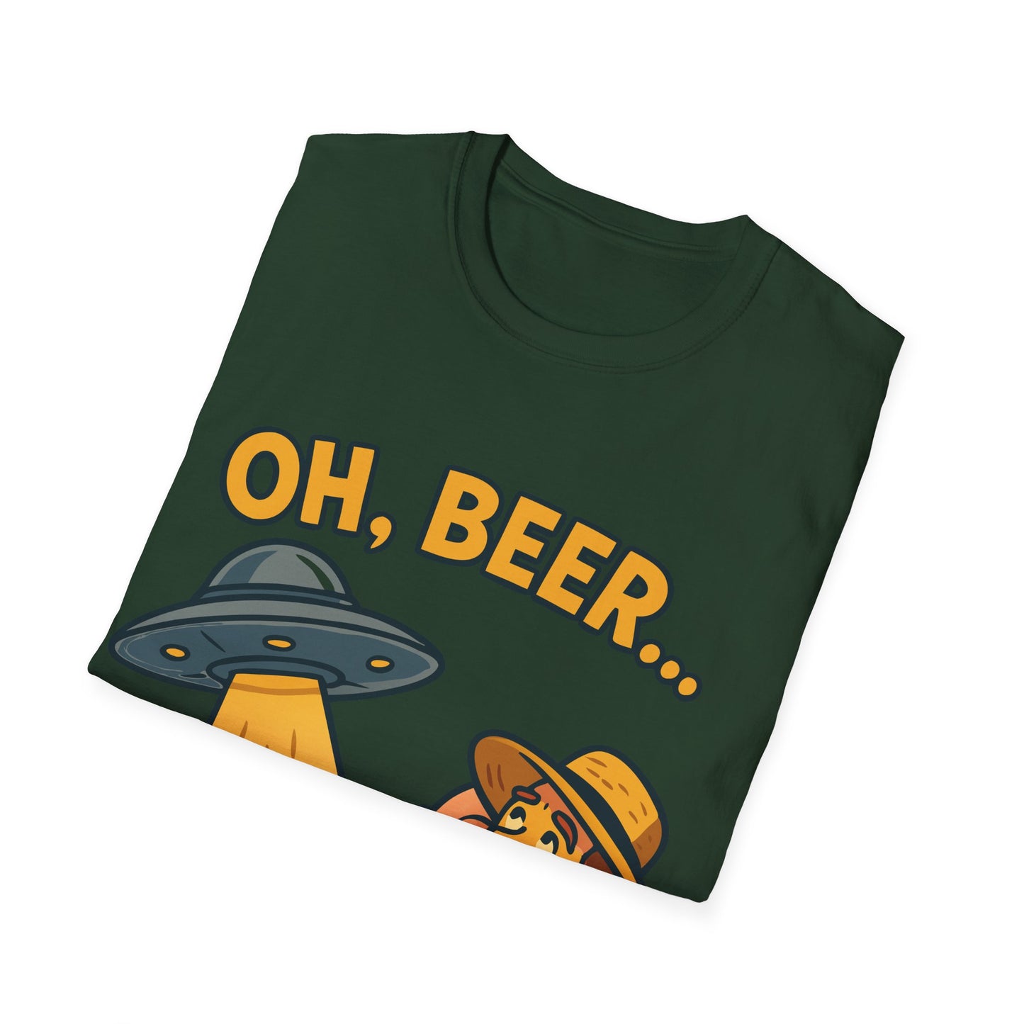 Unisex soft-style T-Shirt - "Oh, Beer... Oh beer..."