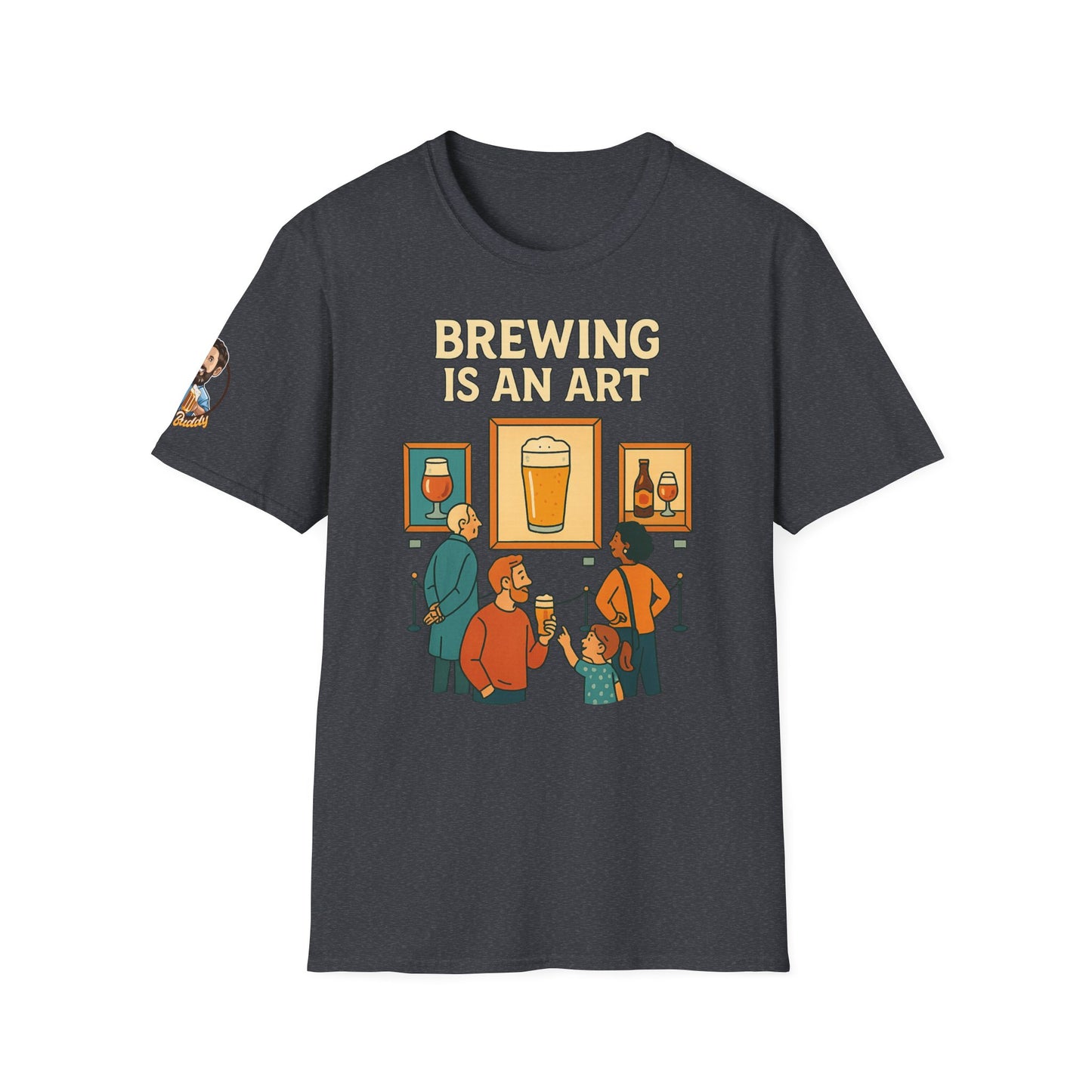 Unisex Softstyle T-Shirt - Brewing is an art