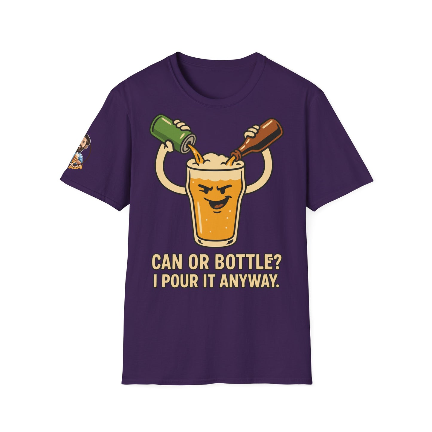 Unisex Soft-Style T-Shirt - Bottle or Can?