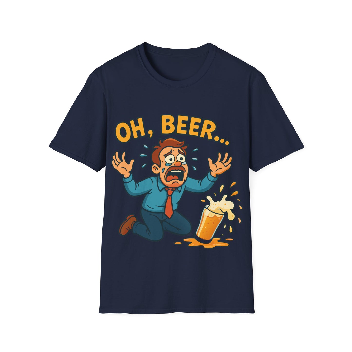 Unisex Softstyle T-Shirt - "Oh, beer..."