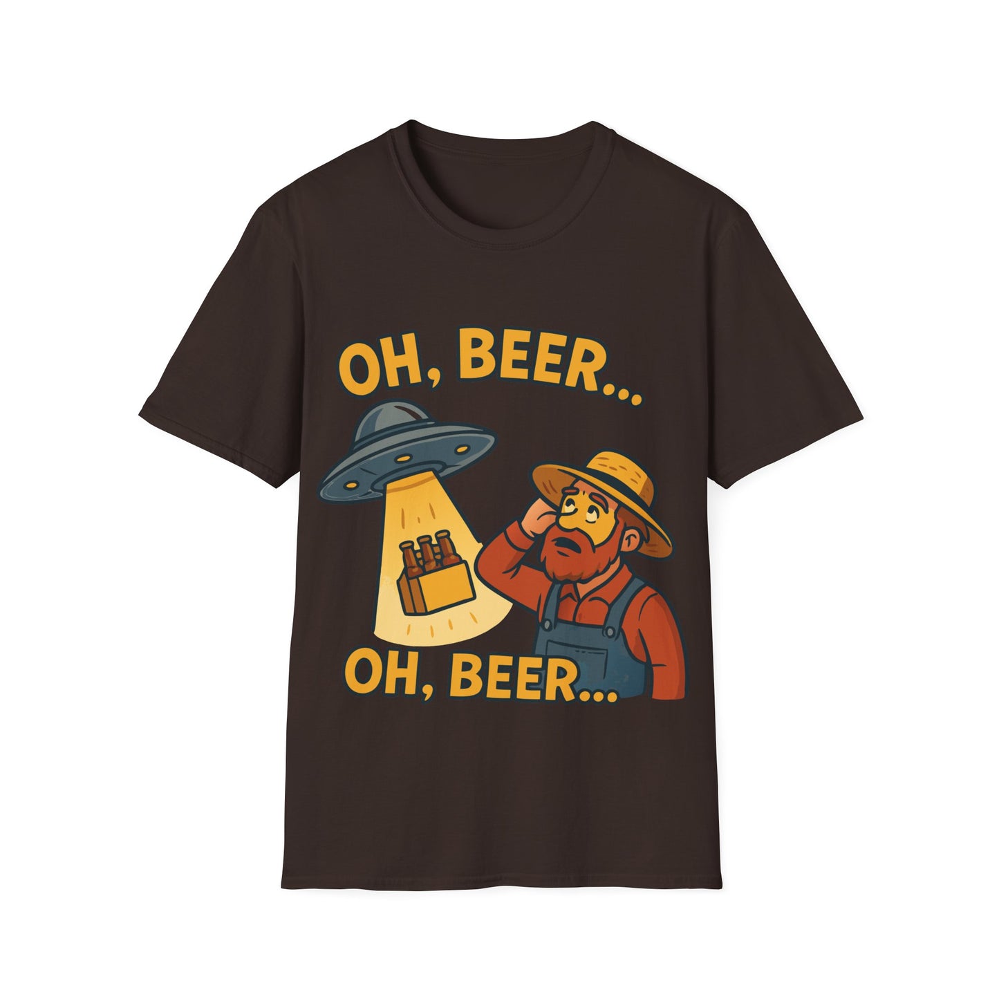 Unisex soft-style T-Shirt - "Oh, Beer... Oh beer..."