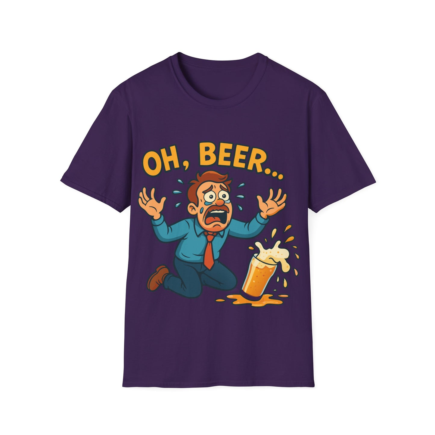 Unisex Softstyle T-Shirt - "Oh, beer..."
