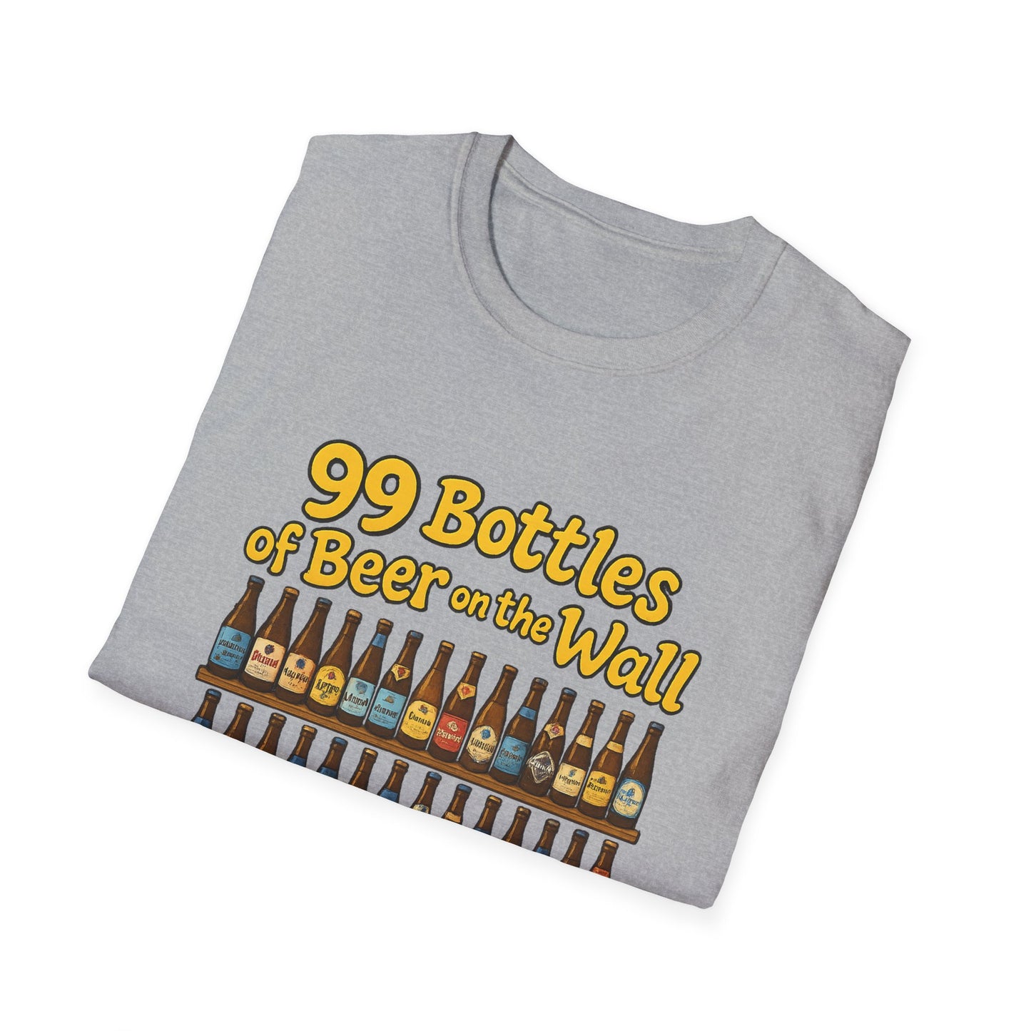 Unisex Soft-style T-Shirt - "99 bottles of beer on the wall"