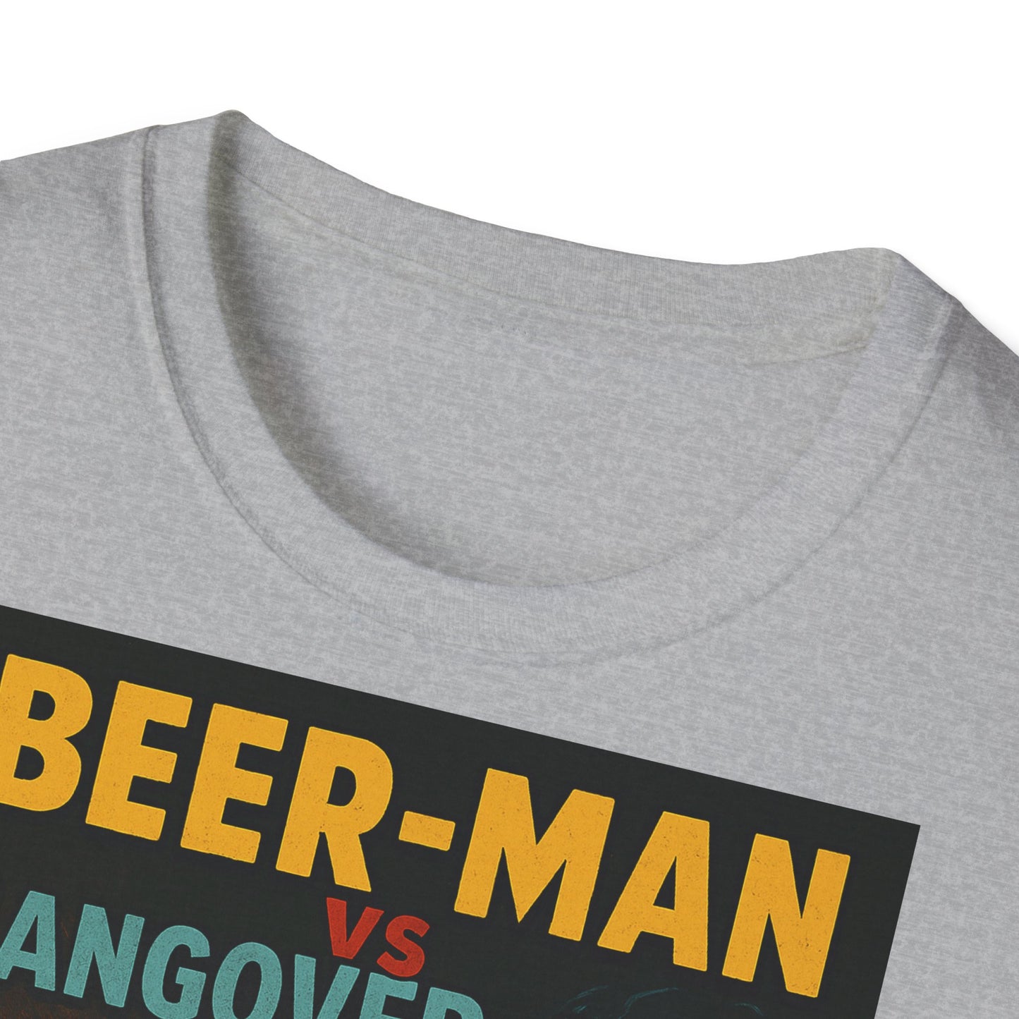 Unisex Softstyle T-Shirt - Beer-Man vs Hang-Over Man