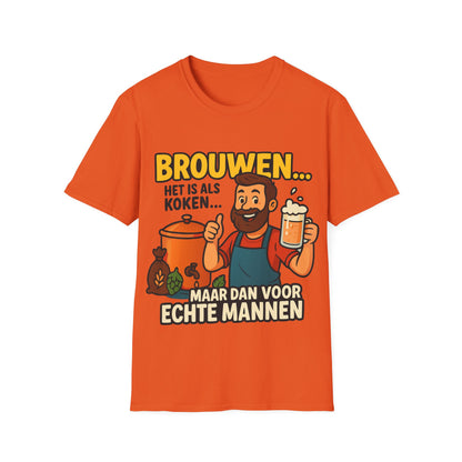 Unisex Softstyle T-Shirt - Brouwen is als koken...