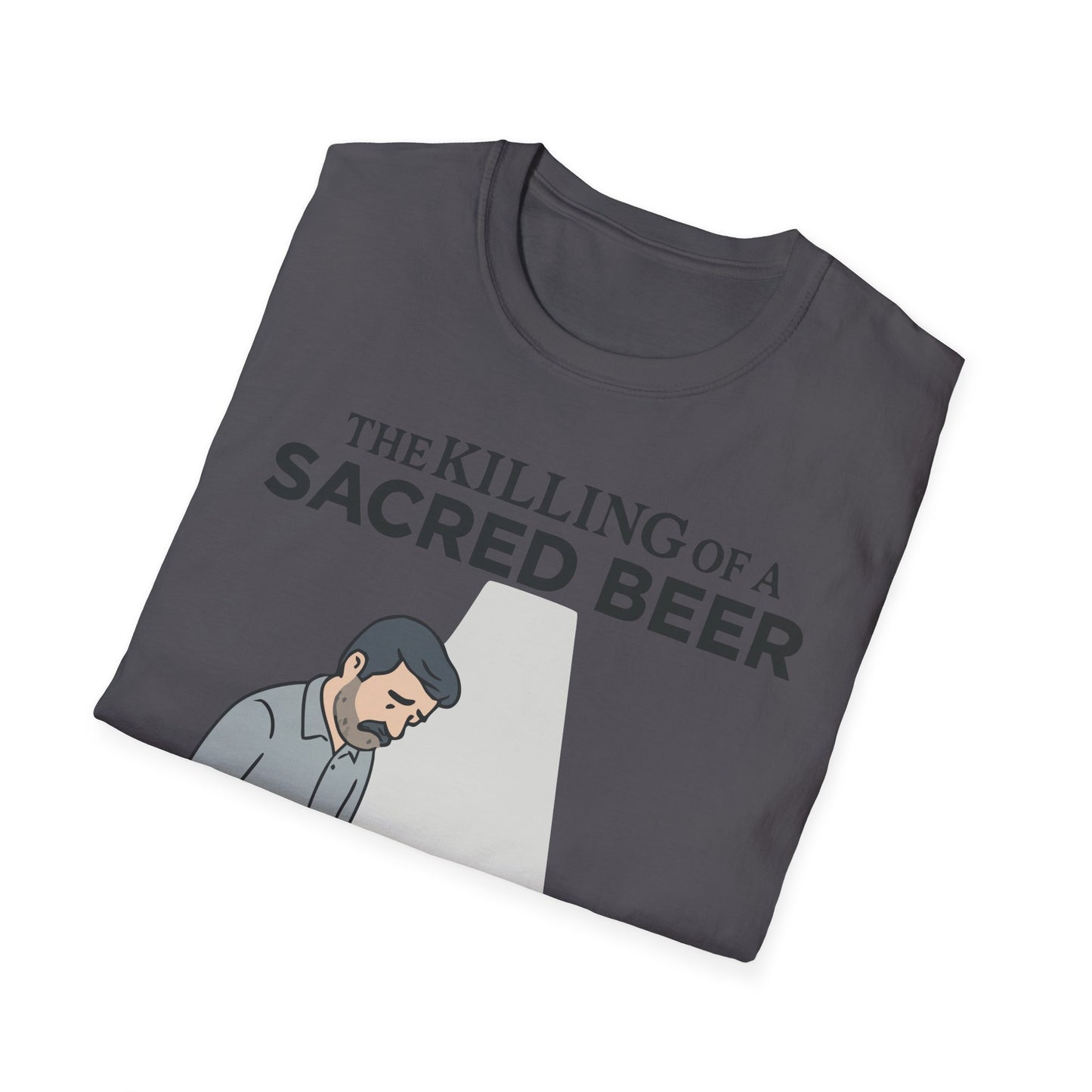 Unisex soft-style T-Shirt - 'The Killing of a Sacred Beer'