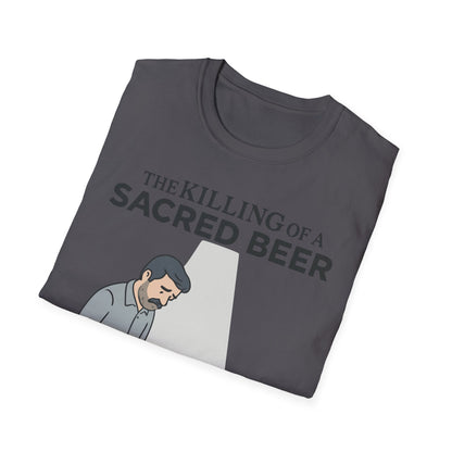 Unisex soft-style T-Shirt - 'The Killing of a Sacred Beer'