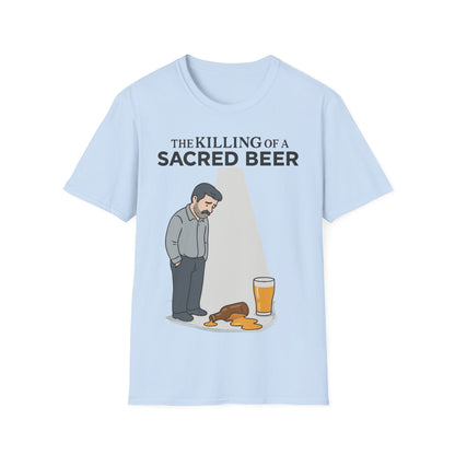 Unisex soft-style T-Shirt - 'The Killing of a Sacred Beer'