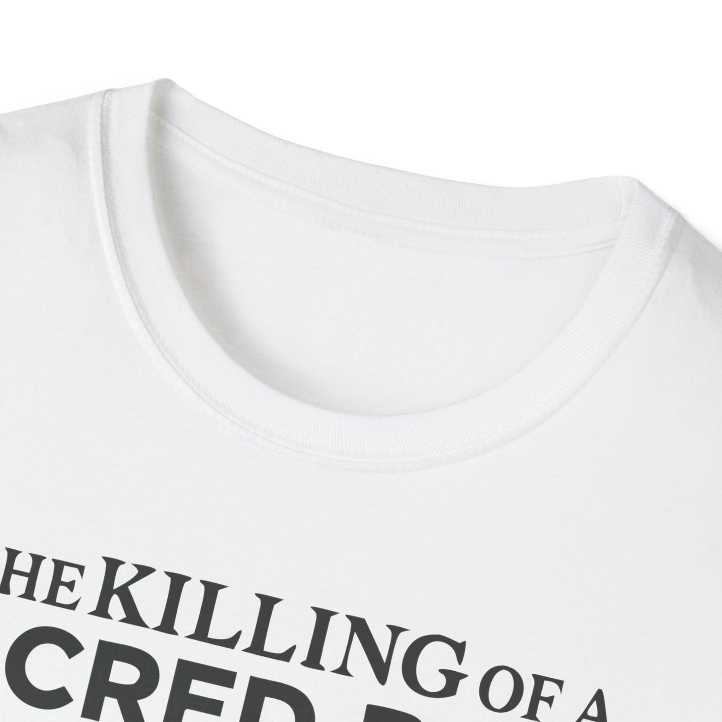 Unisex soft-style T-Shirt - 'The Killing of a Sacred Beer'