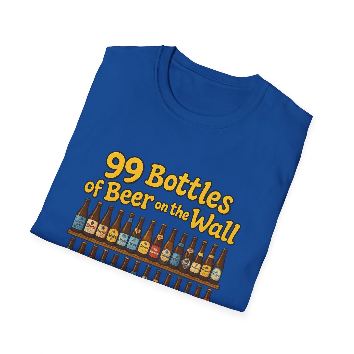 Unisex Soft-style T-Shirt - "99 bottles of beer on the wall"