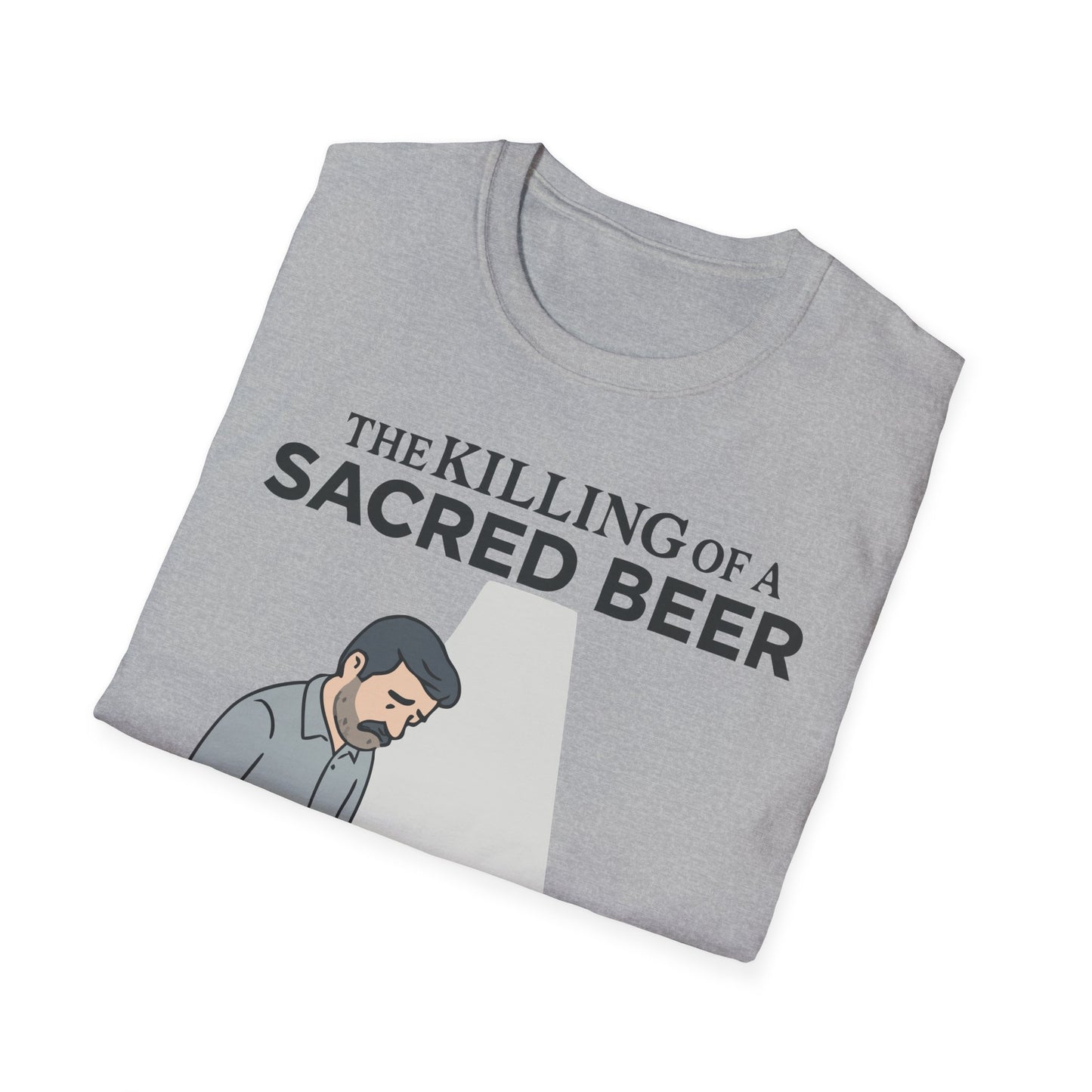 Unisex soft-style T-Shirt - 'The Killing of a Sacred Beer'