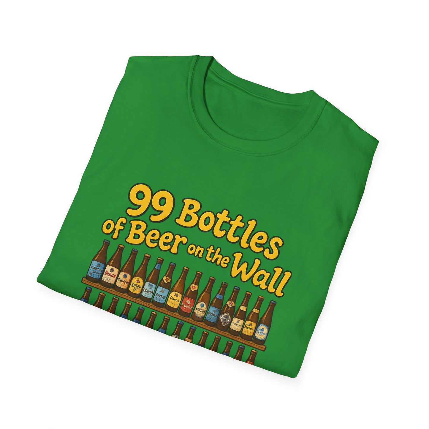 Unisex Soft-style T-Shirt - "99 bottles of beer on the wall"
