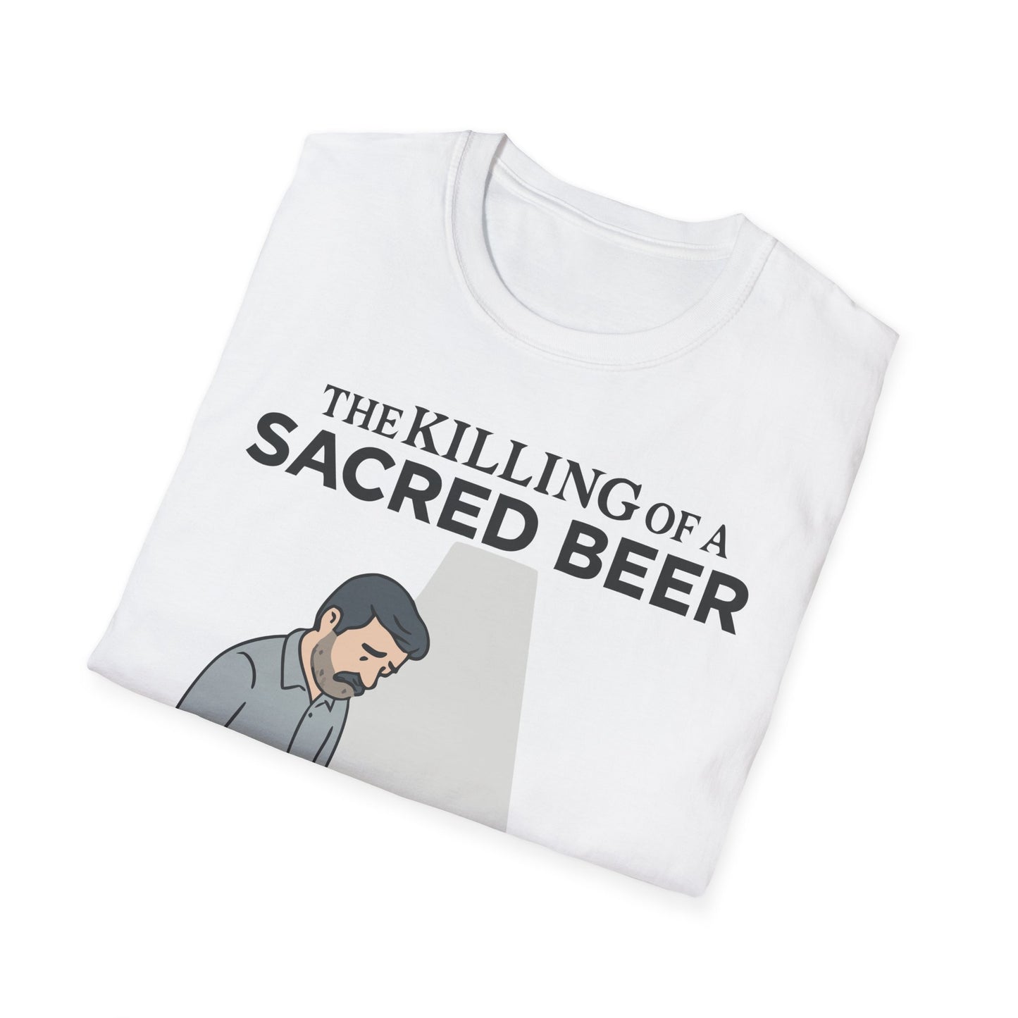 Unisex soft-style T-Shirt - 'The Killing of a Sacred Beer'