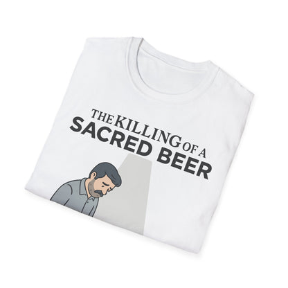 Unisex soft-style T-Shirt - 'The Killing of a Sacred Beer'