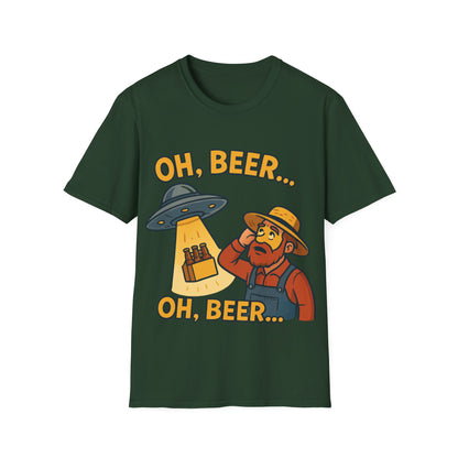 Unisex soft-style T-Shirt - "Oh, Beer... Oh beer..."