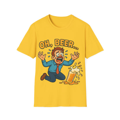 Unisex Softstyle T-Shirt - "Oh, beer..."