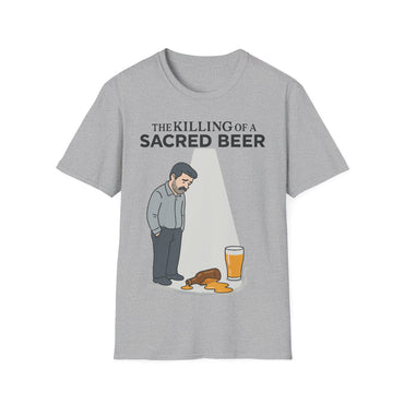 Unisex soft-style T-Shirt - 'The Killing of a Sacred Beer'