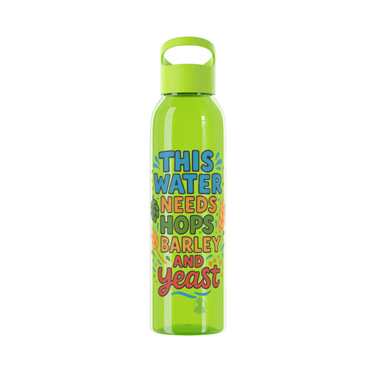 Waterfles voor bierliefhebbers (doorzichtig)