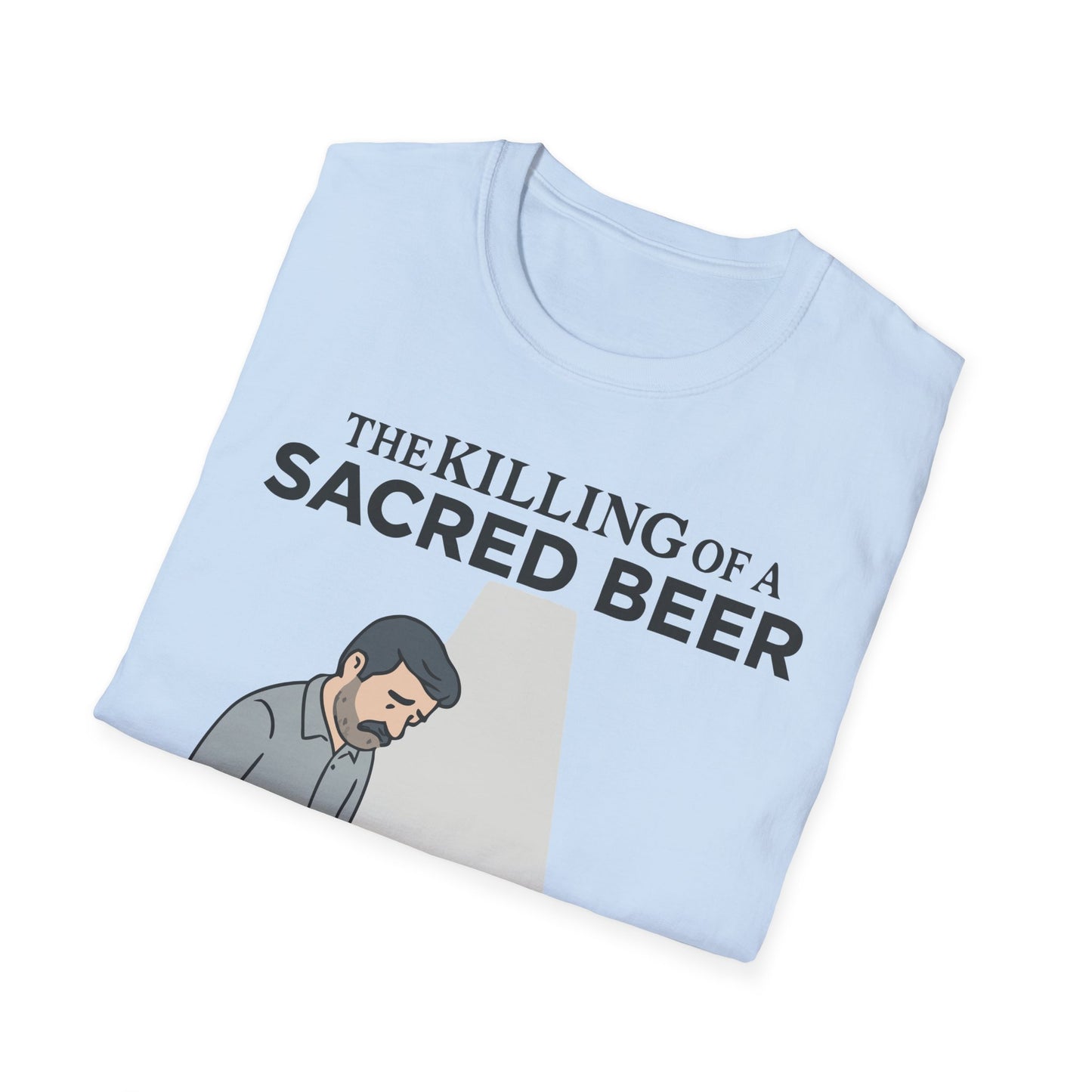Unisex soft-style T-Shirt - 'The Killing of a Sacred Beer'