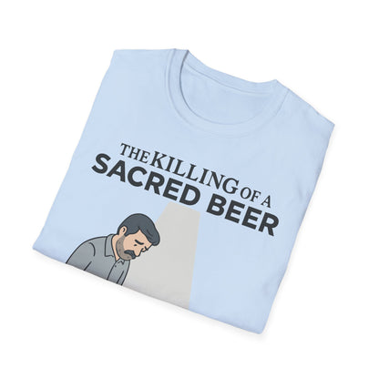 Unisex soft-style T-Shirt - 'The Killing of a Sacred Beer'