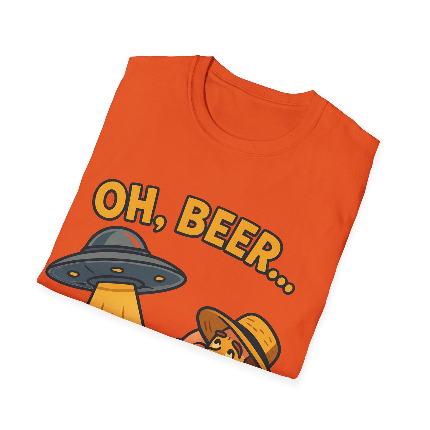Unisex soft-style T-Shirt - "Oh, Beer... Oh beer..."