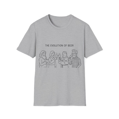 Unisex Softstyle T-Shirt - The evolution of beer