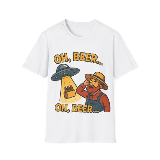Unisex soft-style T-Shirt - "Oh, Beer... Oh beer..."
