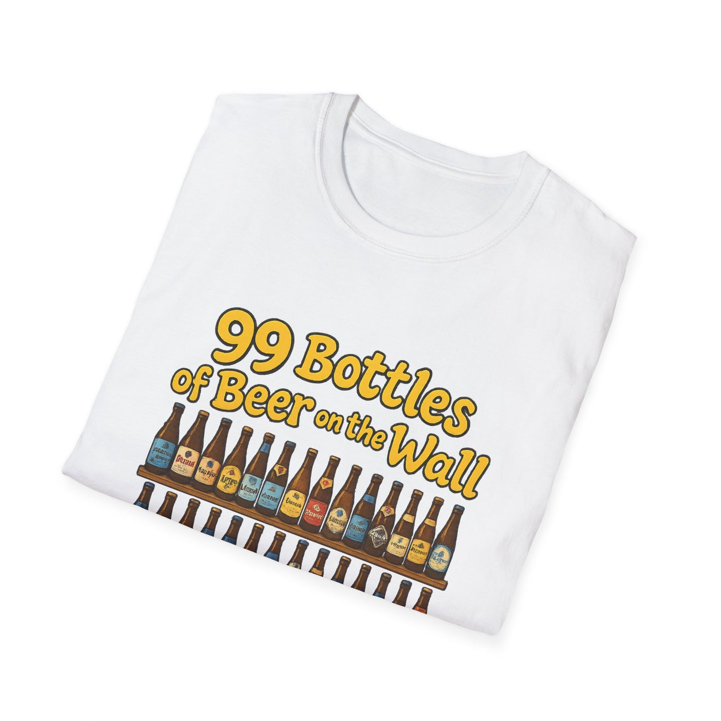 Unisex Soft-style T-Shirt - "99 bottles of beer on the wall"