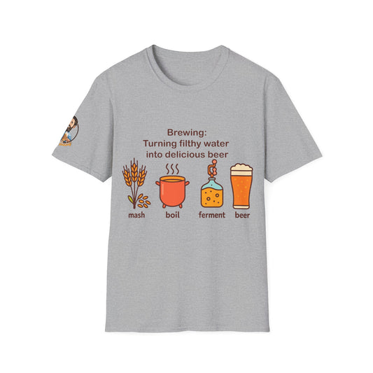 Unisex Softstyle T-Shirt – Brewing Process