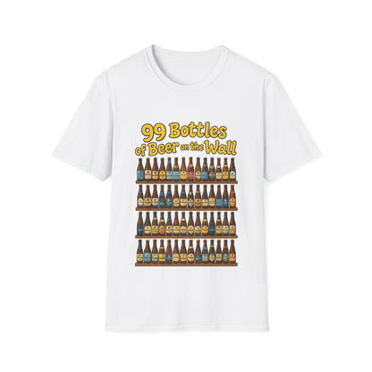 Unisex Soft-style T-Shirt - "99 bottles of beer on the wall"