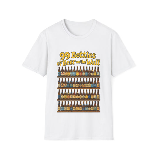 Unisex Soft-style T-Shirt - "99 bottles of beer on the wall"