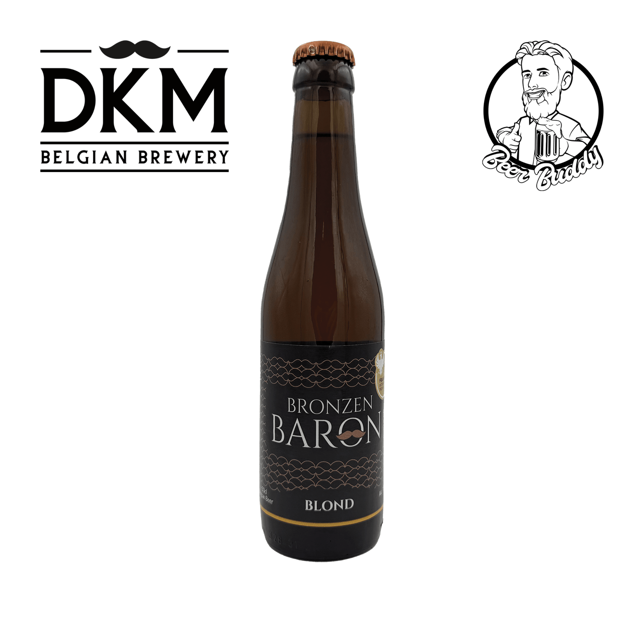 Bronzen Baron Blond - BeerBuddy - DKM Belgian Brewery